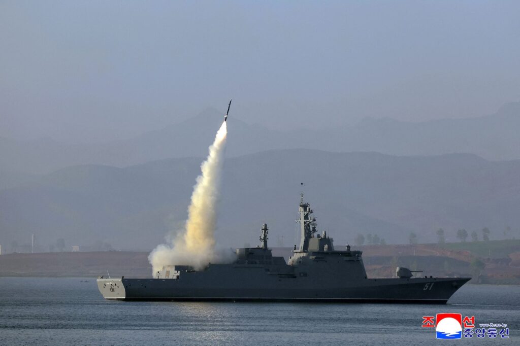 North Korea Tests Cruise and Anti-Ship Missiles from Destroyer