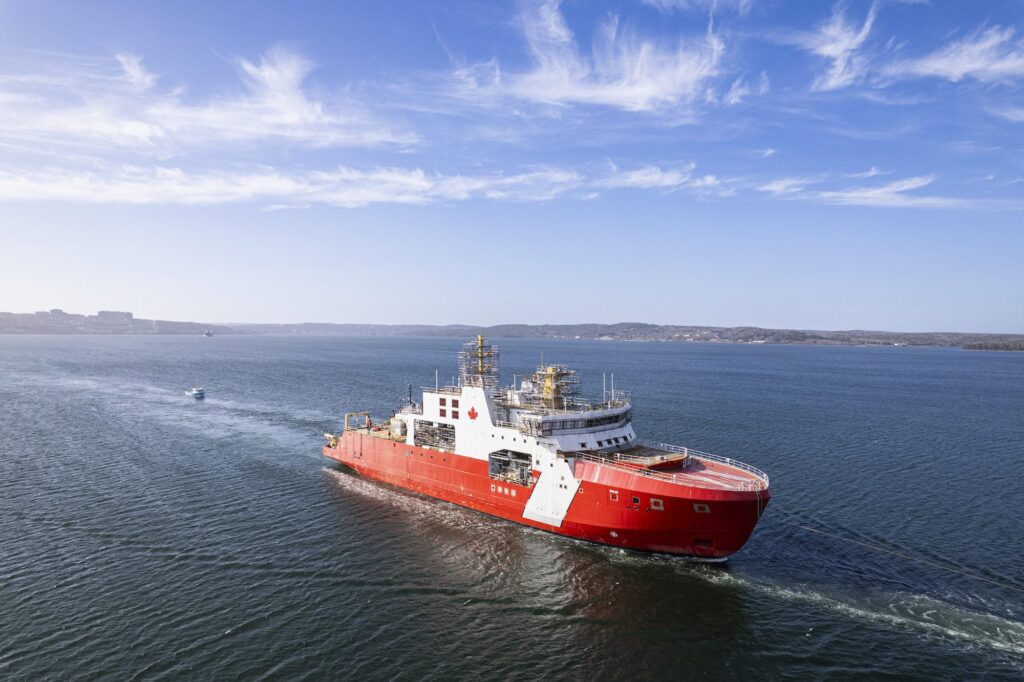 Canada’s First Coast Guard Arctic and Offshore Patrol Cutter Launched at Halifax Shipyard