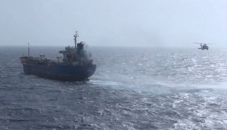 U.S. Marines Board Iranian Tanker in Gulf of Oman